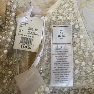DB Studio Beaded Spaghetti Strap Dress